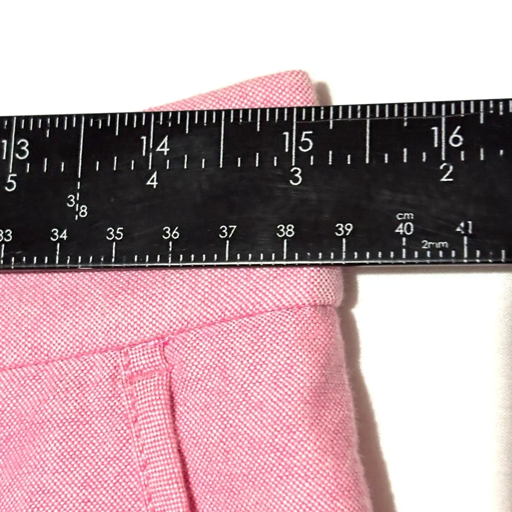 J Crew Pink Chino‎ Shorts Womens Size 2 Flat Front Casual Everyday Preppy